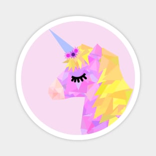 Geometric Unicorn Magnet